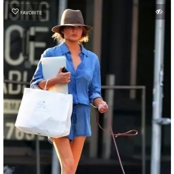 Free People Revolve Chambray Drapery short tails SZ.S - Picture 3 of 9